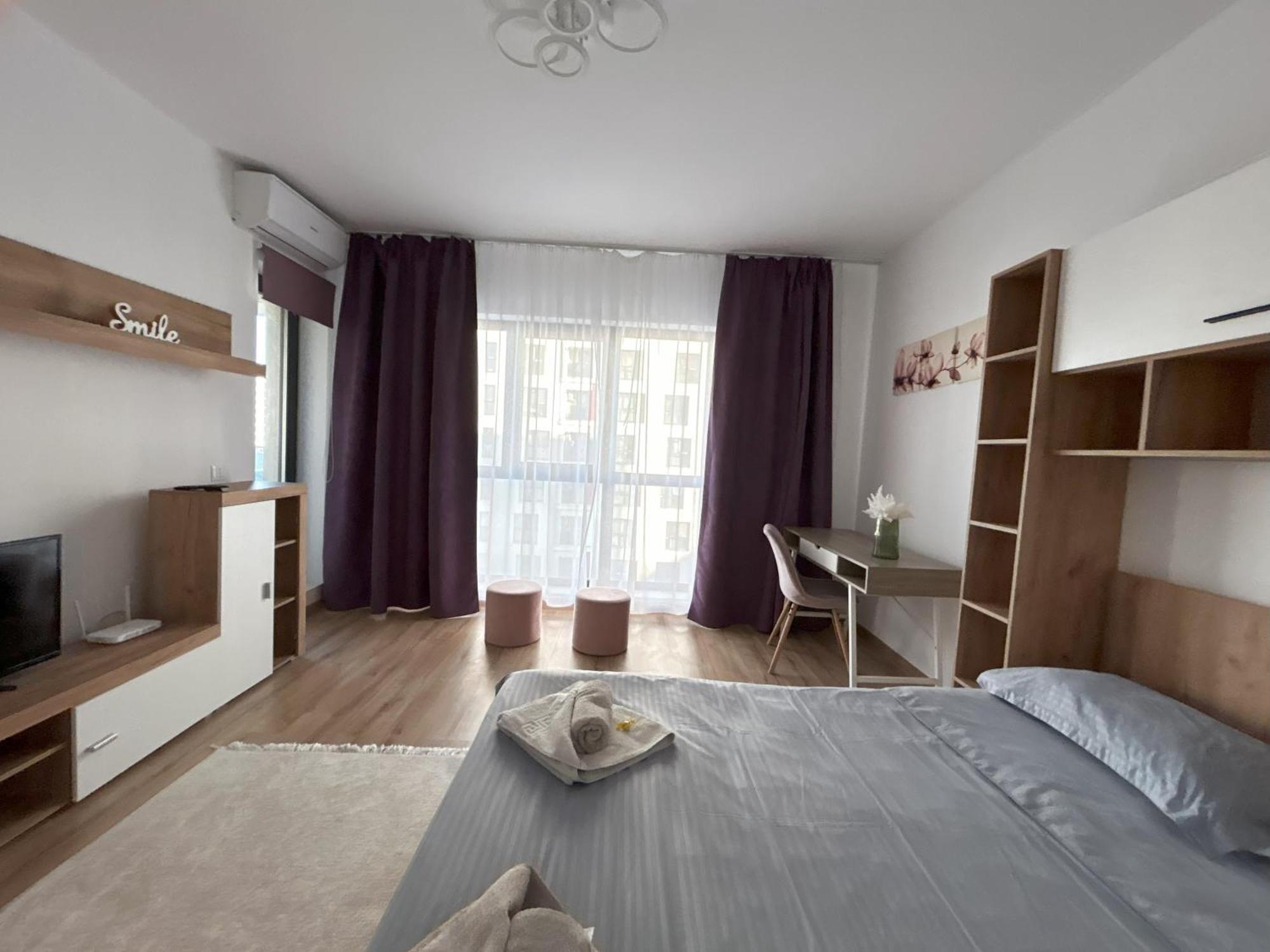 Urban Retreat With Balcony At Exigent Plaza - 06 Lejlighed Bukarest Eksteriør billede